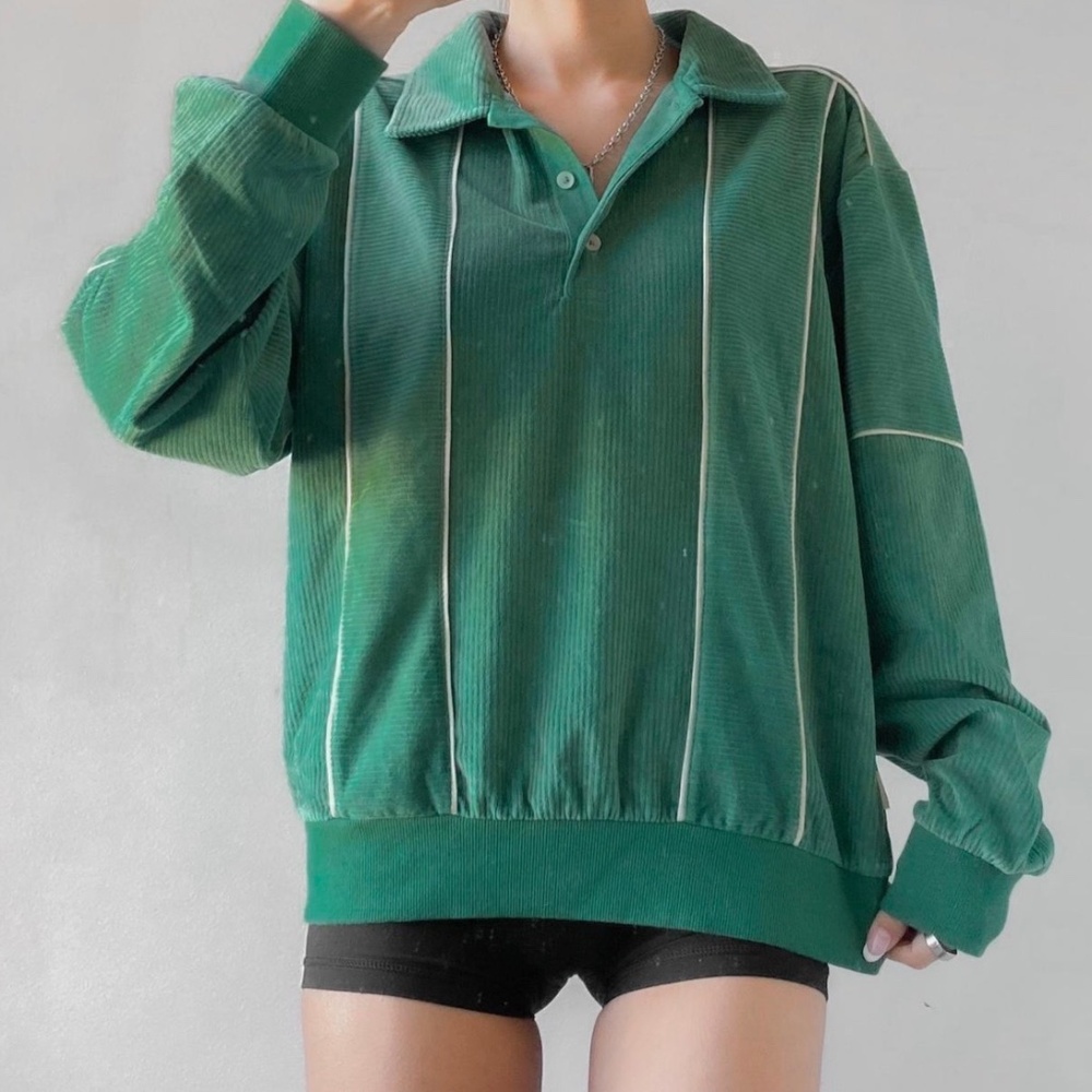 Urban Outfitters Henley Velour Shirt